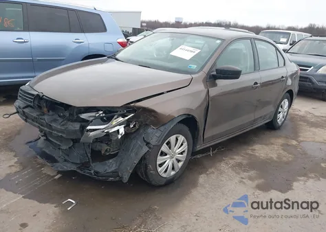 2014 Volkswagen Jetta 2.0L S z USA, uszkodzony, nr VIN 3VW2K7AJ9EM295605